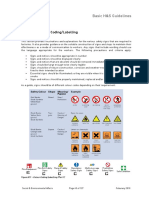 Section 8 - Colour Coding/Labelling: Basic H&S Guidelines