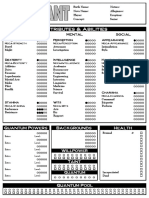 Attributes & Abilities: Quantum Powers Backgrounds Health