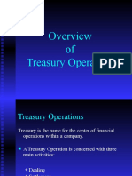 Of Treasury Operations