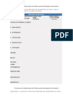 Protocolo de Elaboração de Vítimas para Simulação de Desastre