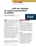 How Should We Manage an Acute Exacerbation of COPD