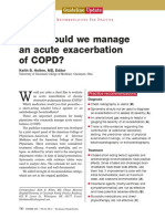How Should We Manage An Acute Exacerbation of COPD