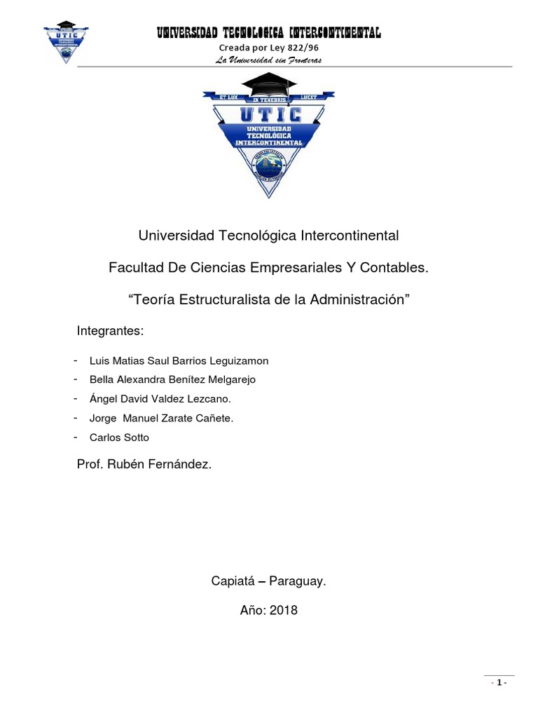 Utic - Introduccion A La Administracion | PDF | Sociedad | Capital ...