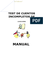 Test de Cuentos Incompletos de Louis Düss Manual