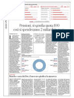 La Repubblica 29 Ottobre 2018 - Pensioni, Si Sgonfia Quota 100