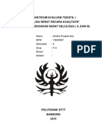 Jurnal Praktikum Evaluasi Tekstil 1