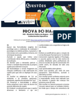 FGV - Ministério Público de Alagoas 2018 - Prova de Conhecimentos Específicos