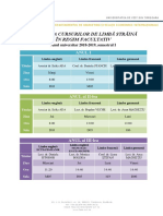 Programare Limba Straina Facultativ 2018 2019 Semestrul 1