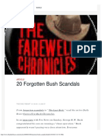 20 Forgotten Bush Scandals 