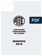 Estatuto - Asociacion Trabajadores Del Estado - Argentina PDF