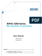 Guía del router ADSL2+ BiPAC 5200 con WiFi, firewall y DHCP