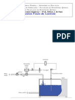 Elementos finais de controle em processos químicos