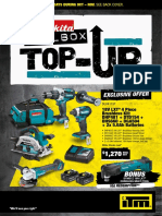 Makita ITM Toolbox Top-Up 2018 Catalogue