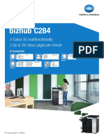 Bizhub c284 Datasheet PDF