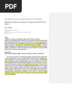 TRADUCAO Cunliffe - Crafting Qualitative Research