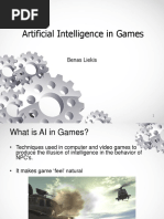 Artificial Inteligence in Games