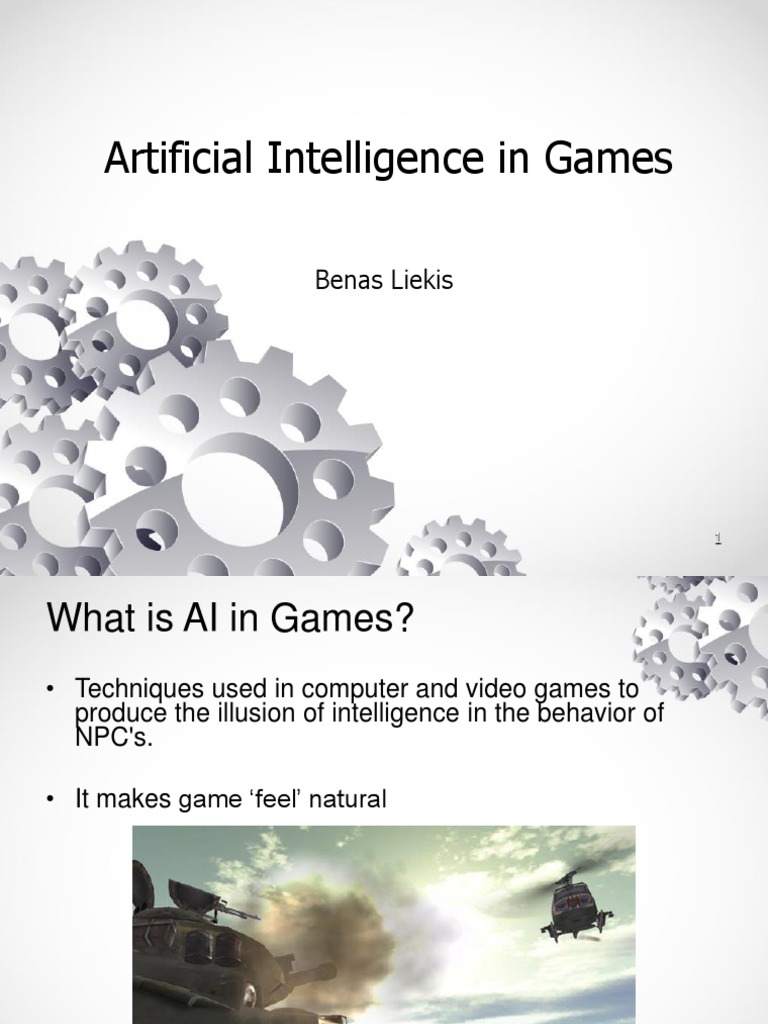 Understanding AI Techniques in Gaming | PDF | Artificial Intelligence ...