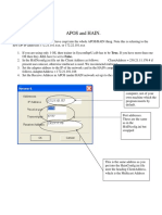 Apos and Hain IP Addresses