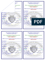 ANHS 2012 SSG Election Ballot