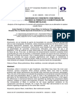 Análise Da Tenacidade Do Concreto Com Fibras de Polietileno Buscando Alternativa À Substituição de Fibras Metálicas