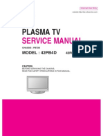 Service Manuals LG TV PLASMA 42PB4D 42PB4D Service Manual