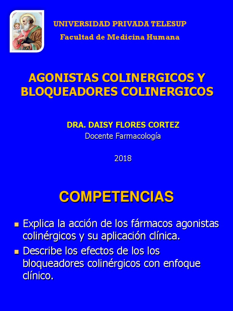 Colinergicos y Bloqueadores - Telesup | PDF | Especialidades Medicas