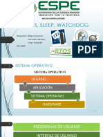 RTOS, SLEEP y WDT: gestión de modos de bajo consumo y watchdog en microcontroladores