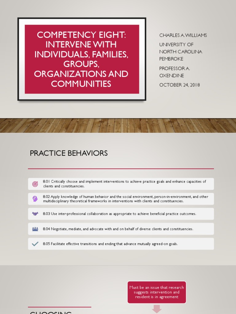 Competency Eight Presentation | PDF | Goal | Negotiation