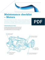 Maintenance Checklist - Motors: Understanding Your Motor