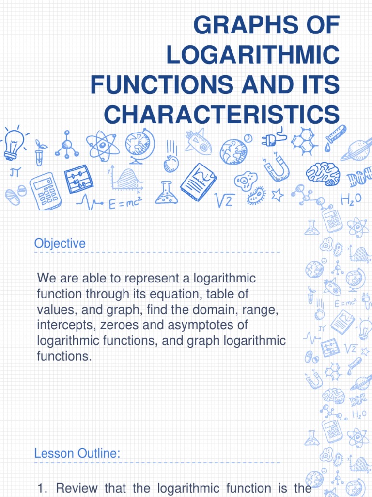 Logarithmic Graphs for Students | PDF | Function (Mathematics) | Logarithm