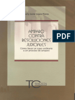 Amparo Contra Resoluciones Judiciales - GACETA PDF