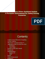 Context-Aware Driver Assistant System A Pervasive Environment For Safety Driving Scenarios