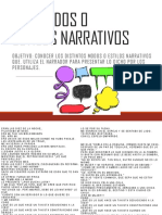 Modos o Estilos Narrativos.ppt