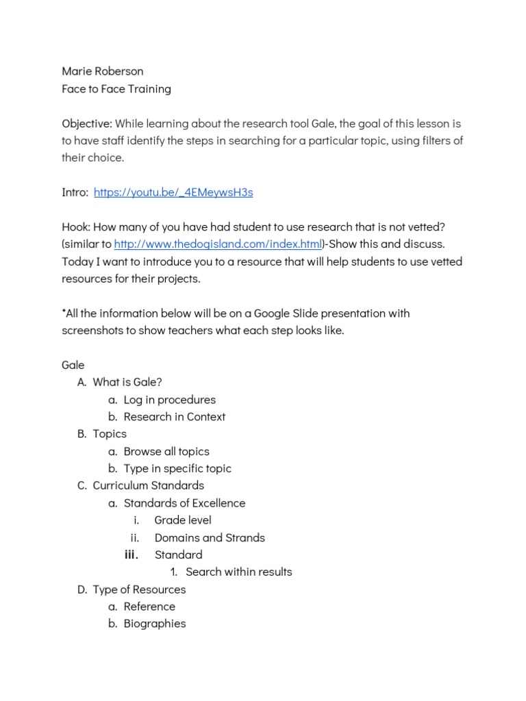 PL Outline-Gale | PDF | Behavior Modification | Cognition