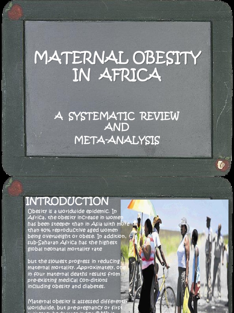 Maternal Obesity in Africa: A Review | PDF | Maternal Death | Obesity