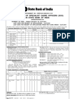 State Bank of India Various Jobs Vacancies