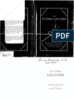 La Ultima Leccion - Randy Pausch PDF
