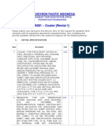 RFQ No Stg-009291 - Cooler