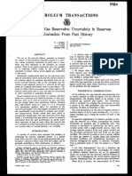 Uncertainty in Reserves Evaluation From Past History of Partial Water Drive Gas Reservoirs