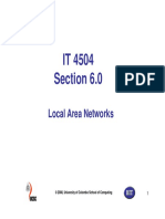 IT 4504 Section 6.0: Local Area Networks