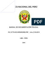 Manual policía documentación PNP