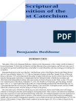 Benjamin Beddome A Scriptural Exposition of The Baptist Catechism PDF