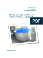 Budidaya Lele Dengan Sistem Kolam Bioflok