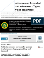 Antibiotic Resistance and Extended Spectrum Beta-Lactamases: Types, Epidemiology and Treatment