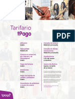 Tarifario Tpago