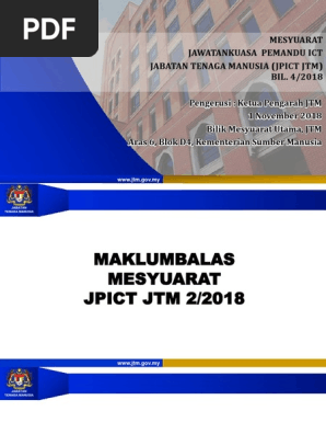 3 Maklumbalas Mesy Jpict Jtm 3 2018 Pdf