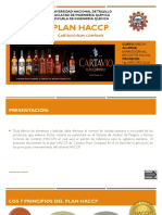 Plan Haccp - Cartavio Rum Company