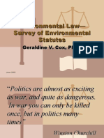Environmental Law - Survey of Environmental Statutes