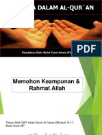 Doa-Doa Dalam Al-Qur'An: Disediakan Oleh: Mohd Yusof Arbain (PU Yusof)