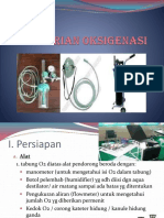 Pemberian O2 (Oksigenasi)